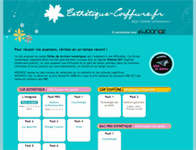 Tablet Screenshot of esthetique-coiffure.fr